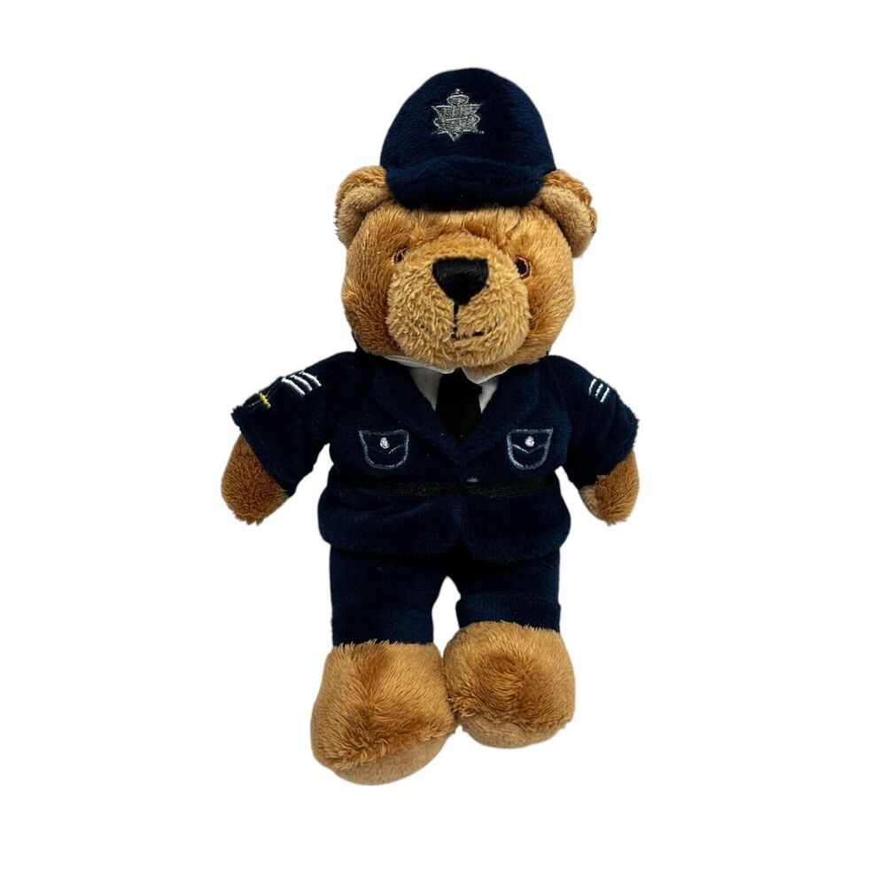 Harrods Knightsbridge London Bobby Police Teddy Bear Bean Plush Stuffed Animal